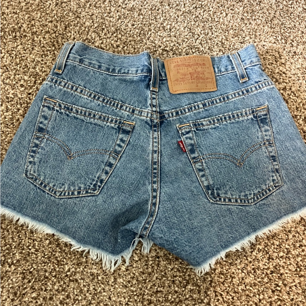 Levi's Classic Blue Denim Shorts